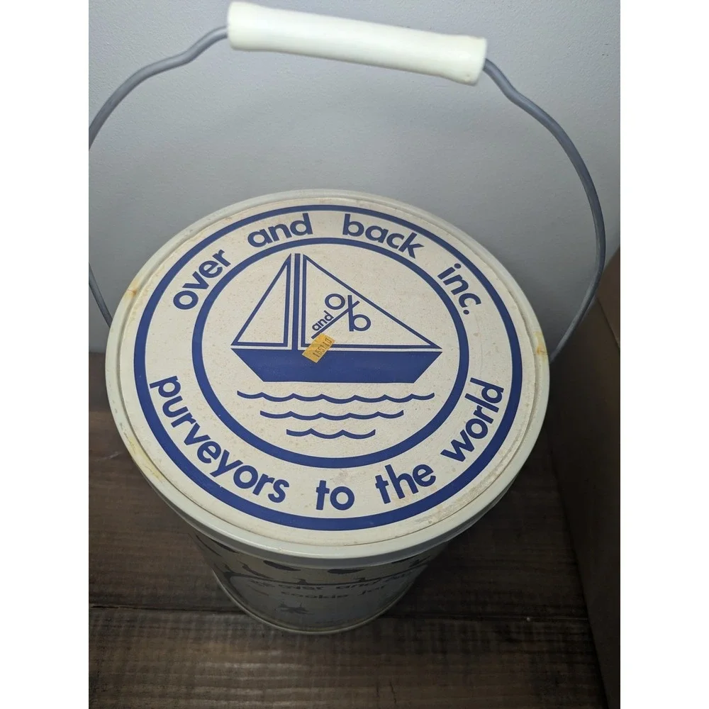 RARE Goosey Lucy Cookie Jar Vtg 1980s Over and Back Inc Storage Container Bucket